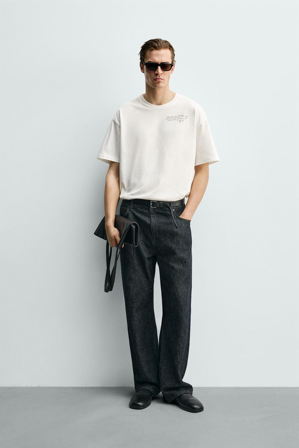 CAMISETA ESTAMPADO PAISAJE / Blanco