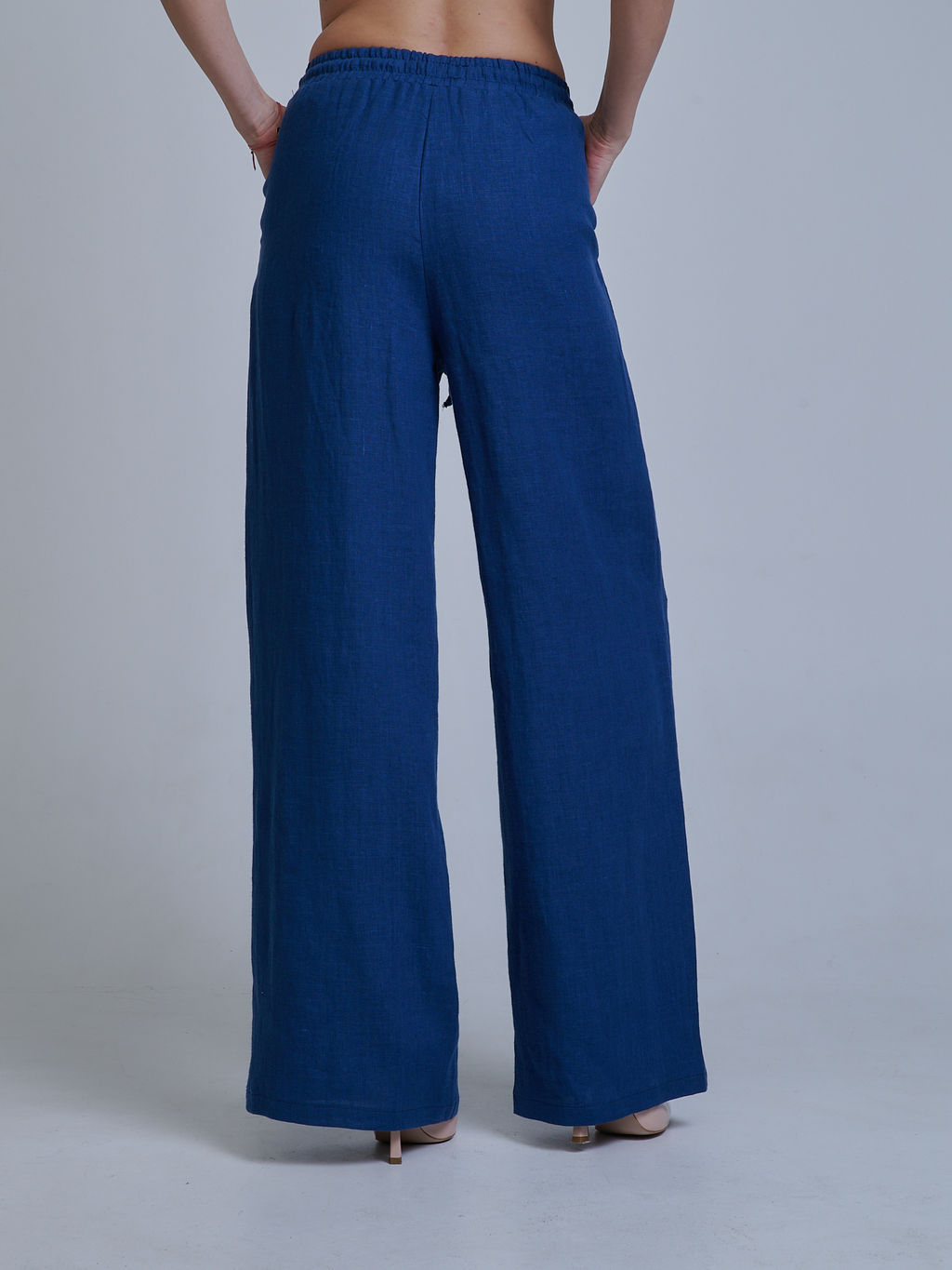 ЛЕН 100% брюки пояс на резинке - Трика фото 11