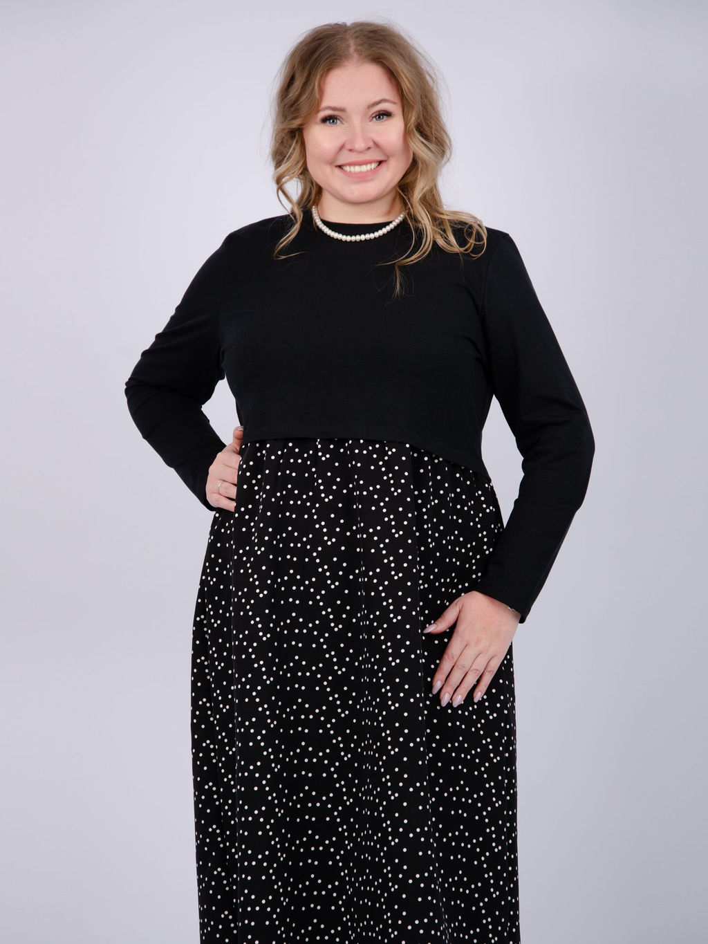 Платье "Жаклин 2", кулирка/барби (М)