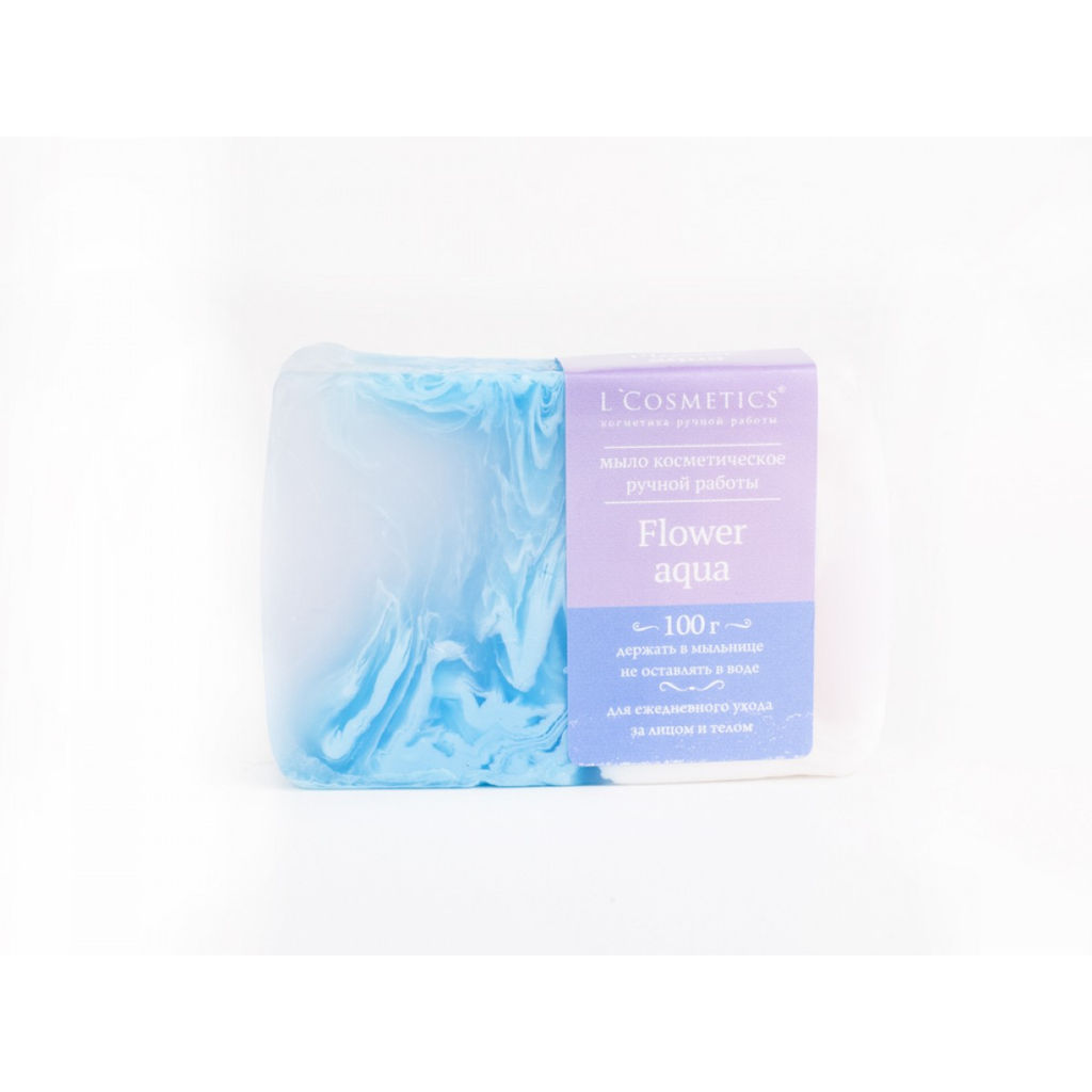 Мыло ручной работы: Flower aqua (по мотивам Lanvin - Eclat de fleurs) W 100 г - L'cosmetics фото 3