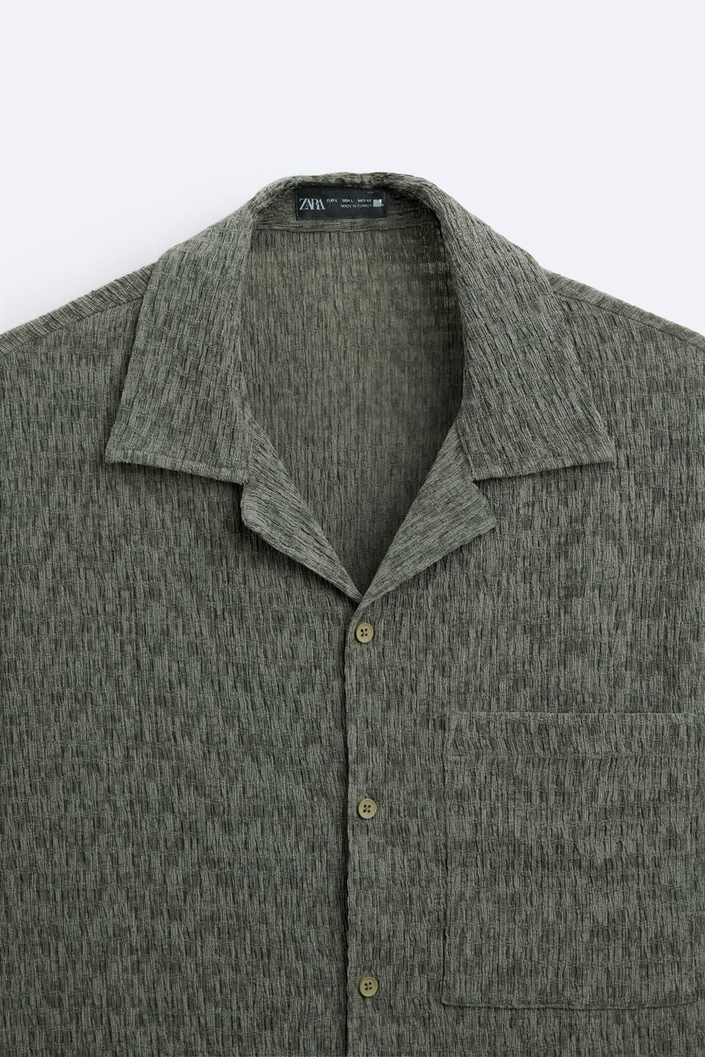 TEXTURED SHIRT - Zara фото 9