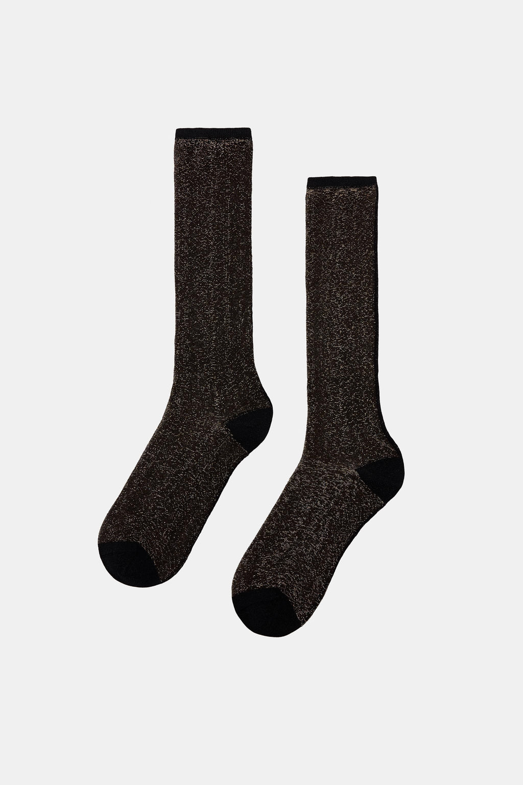 METALLIC THREAD ANKLE SOCKS - Zara фото 3