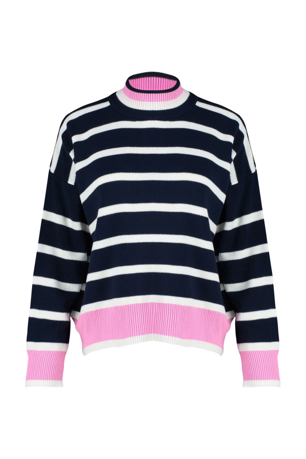 Lacivert Super Genis Kal?p Triko Kazak TWOAW24KZ00404 - Trendyolmilla фото 6