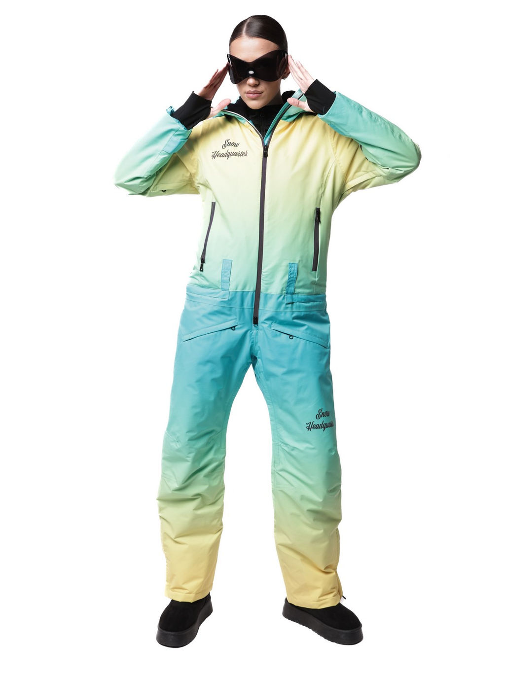 Комбинезон BB-0550 Лимонно-голубой