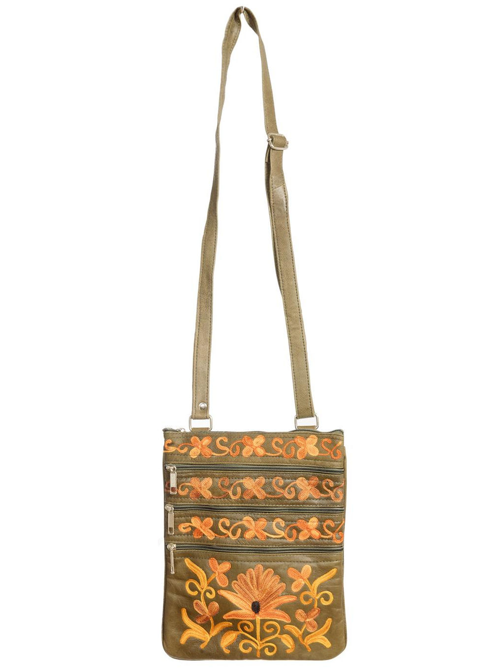 Сумка натуральная кожа через плечо №1114/39 - Ганг фото 2