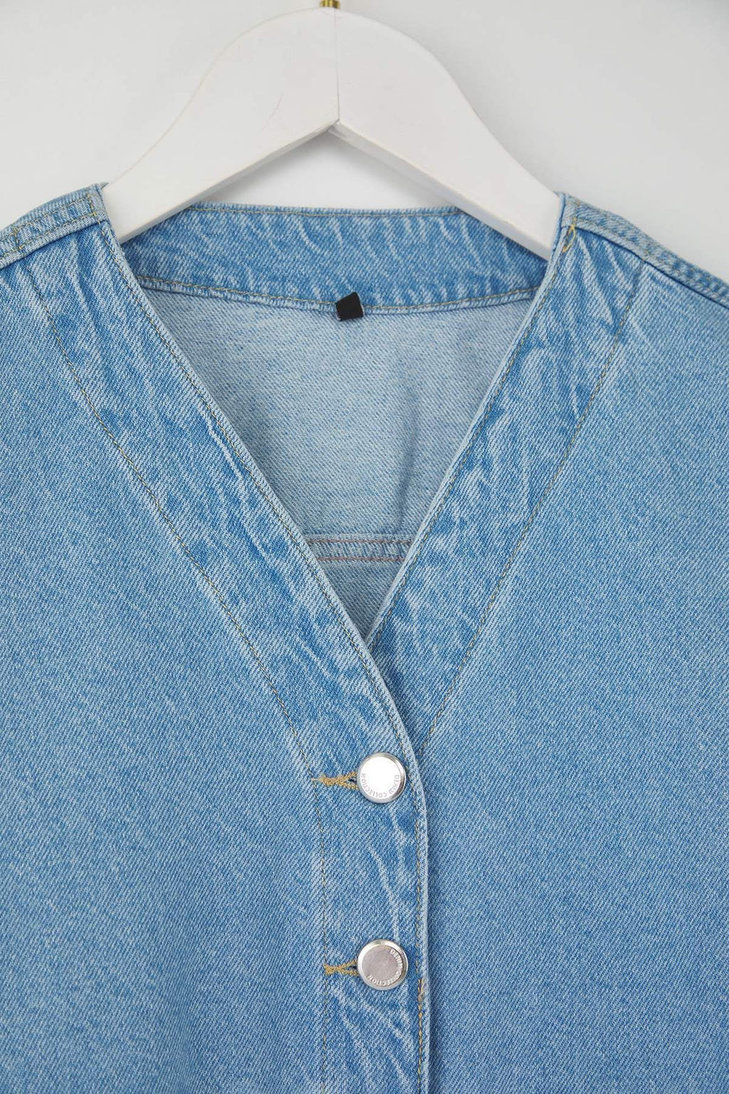 Mavi Cep Detayl? Denim Ceket TWOAW26CE00006 - Trendyolmilla фото 7