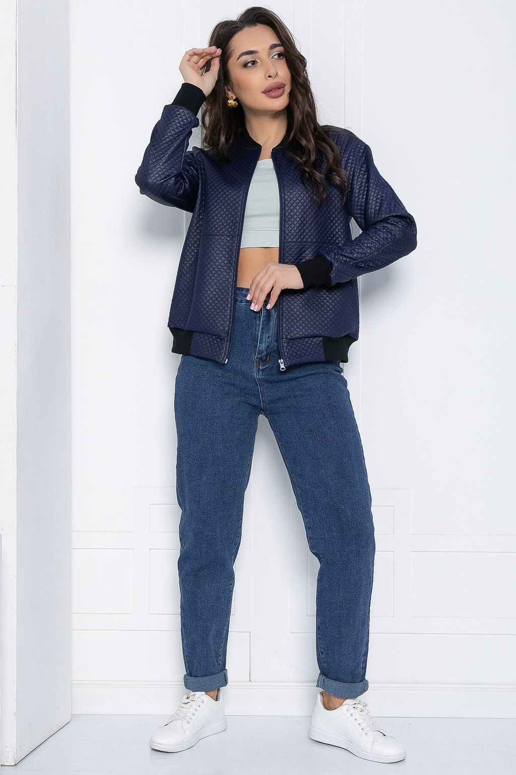 Бомбер Каприз (синий) Б12563-13 - Lt collection фото 6