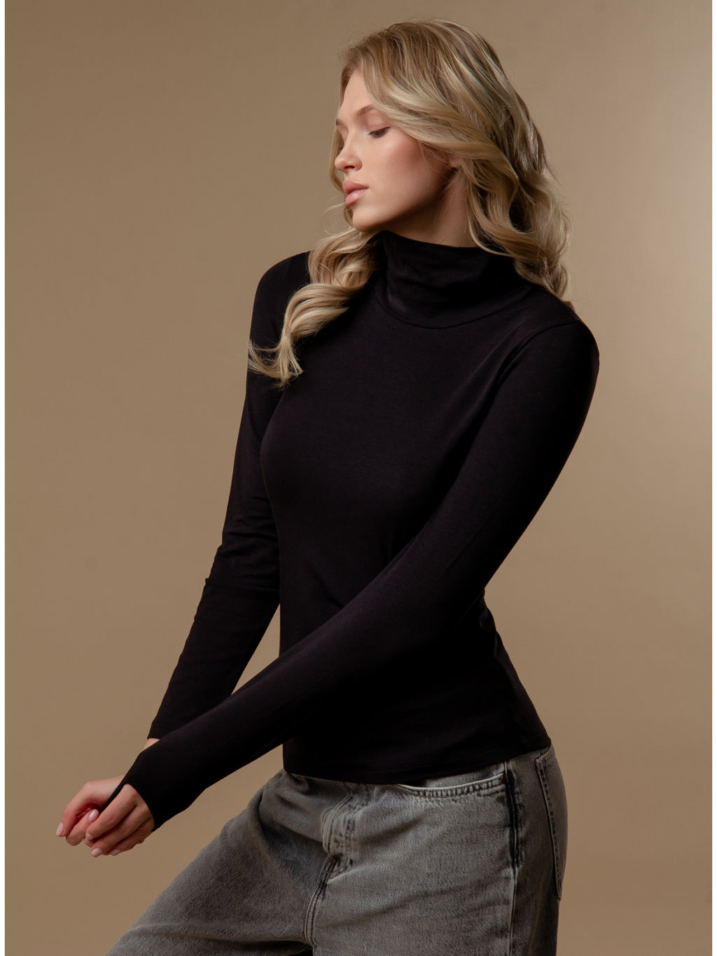 Женский лонгслив Indefini (Арт.3263TDJ)  фото 6