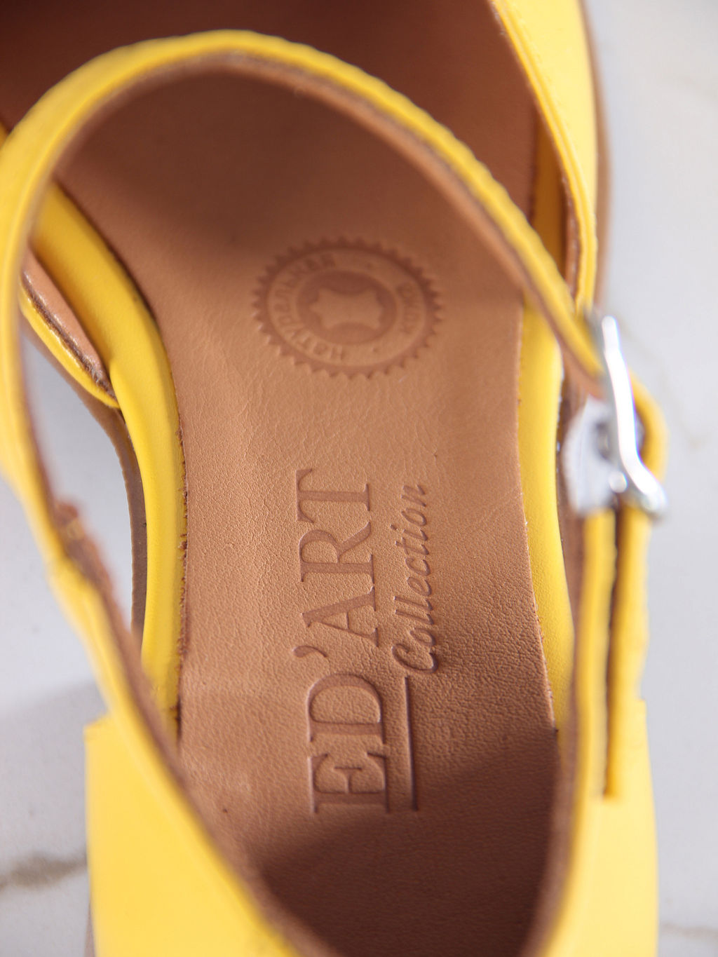 Босоножки 5033.23663be.Желтый+коричневый