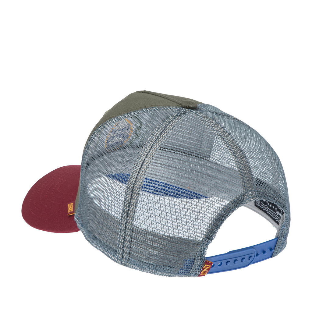 Бейсболка DJINNS арт. HFT Bitter (оливковый / бордовый)