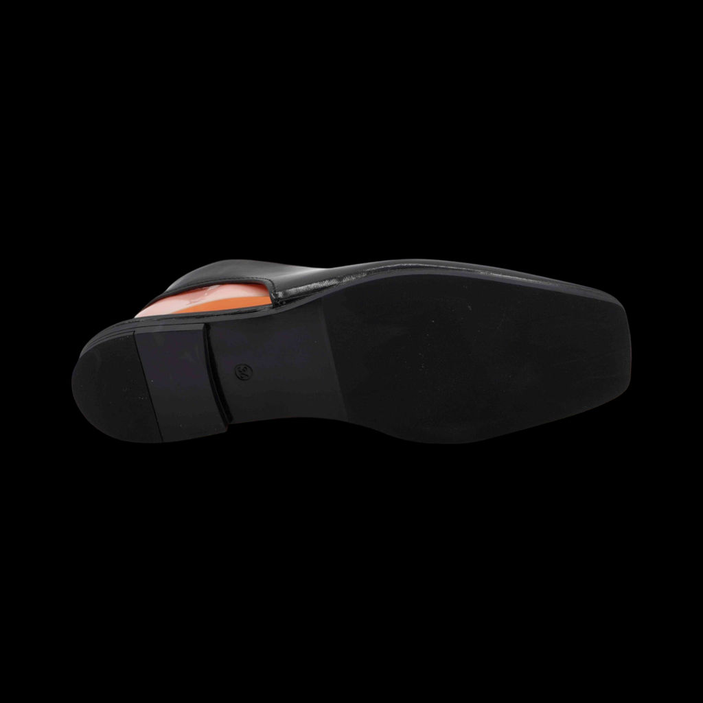 Мюли из натуральной кожи YE565-4 черные