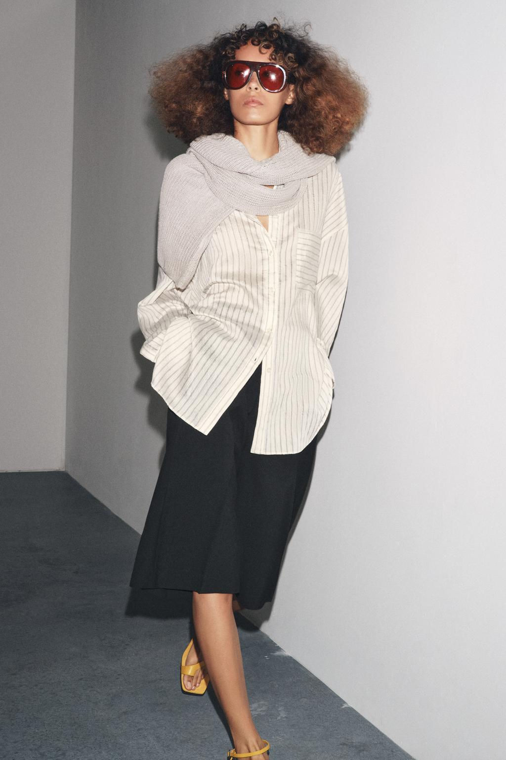 ZW COLLECTION LONG BERMUDA SHORTS - Zara фото 3