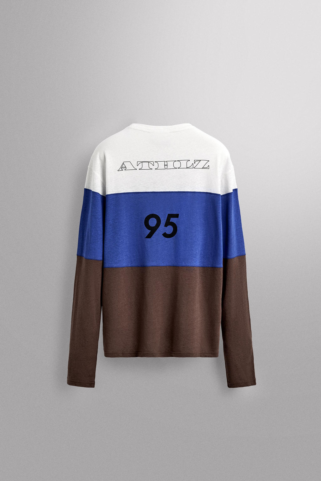 LINEN - COTTON COLOUR BLOCK T-SHIRT - Zara фото 2