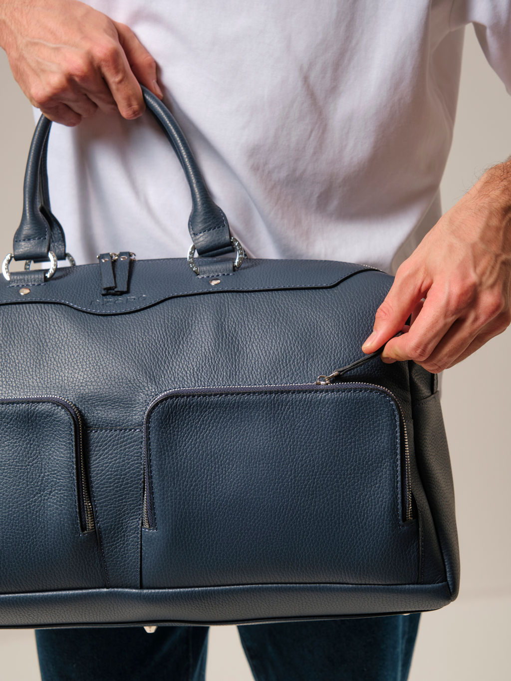 Сумка дорожная Azaro 8042 нас.синий