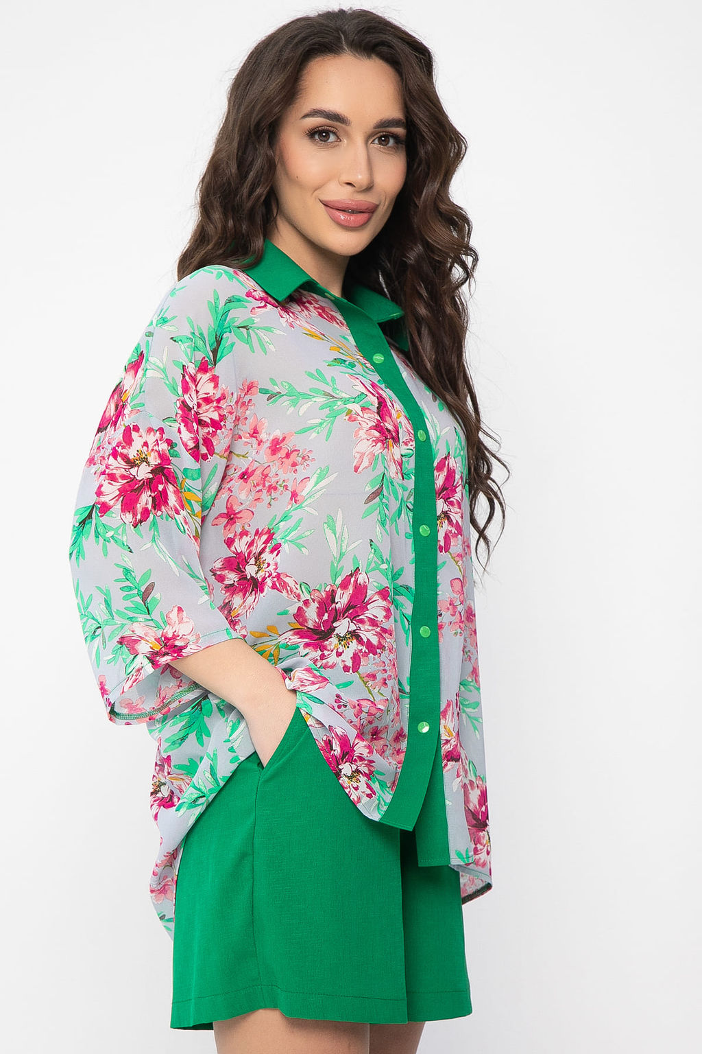 Костюм Удачный (зеленый) К13590-13М - Lt collection фото 3