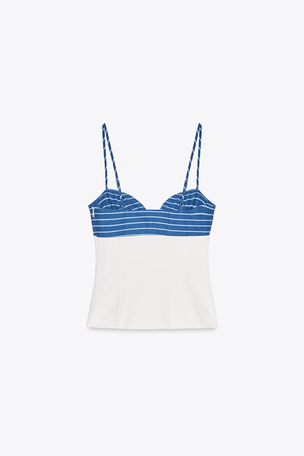 STRETCH SCARF PRINT TOP - Zara фото 5