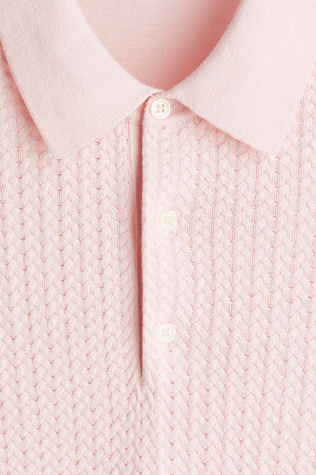 Polo en punto trenzado Slim Fit - H&m фото 8