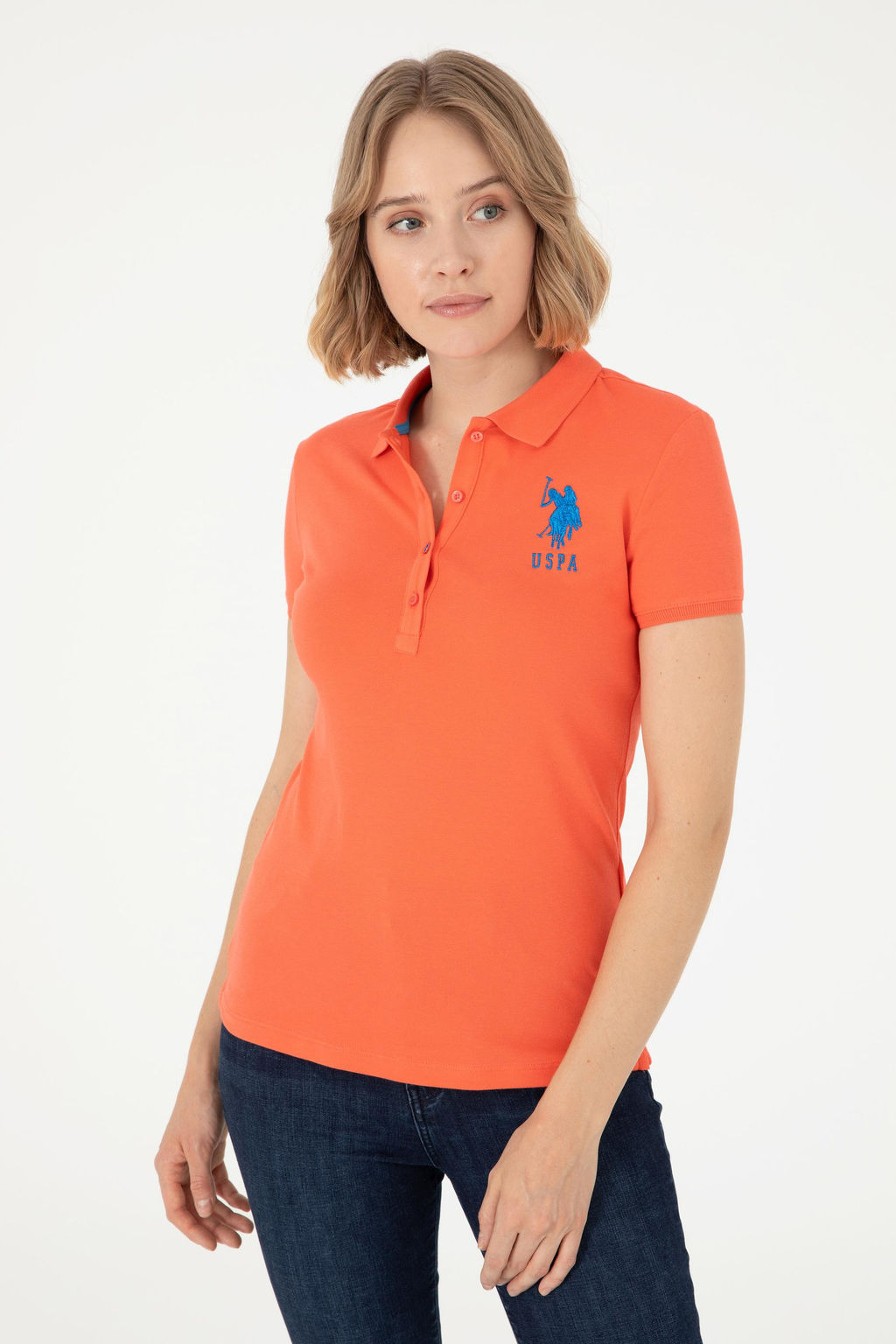 Женская базовая футболка с цветком граната Неожиданная скидка в корзине - U.s. polo assn фото 3