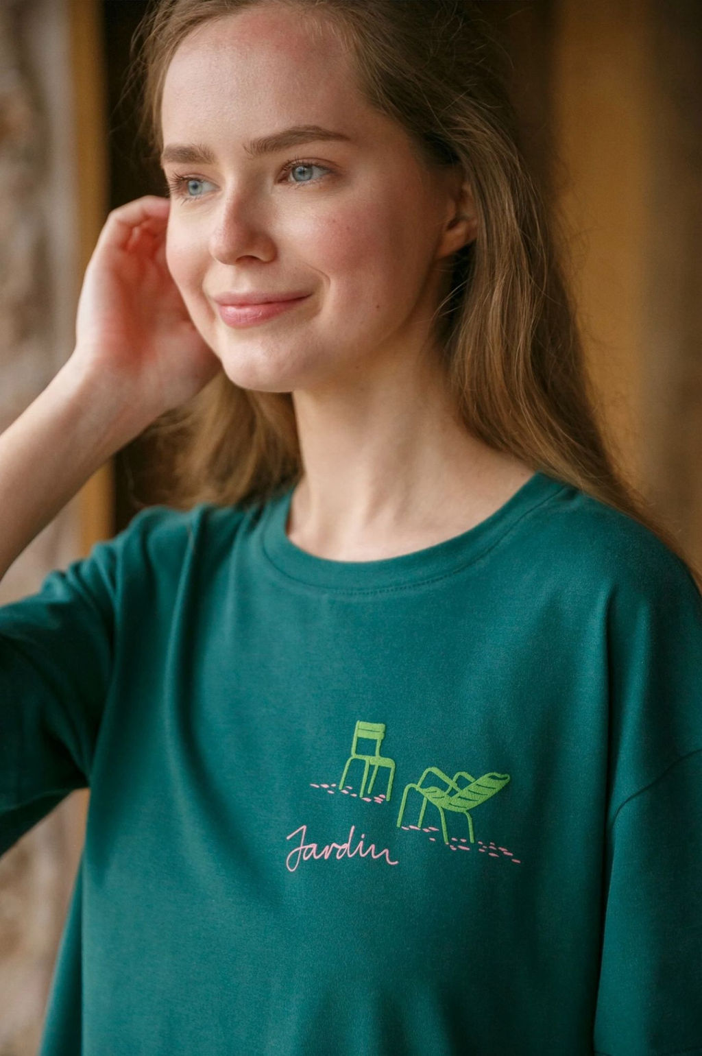 Футболка женская Jardin (green) - Captain's mate фото 4