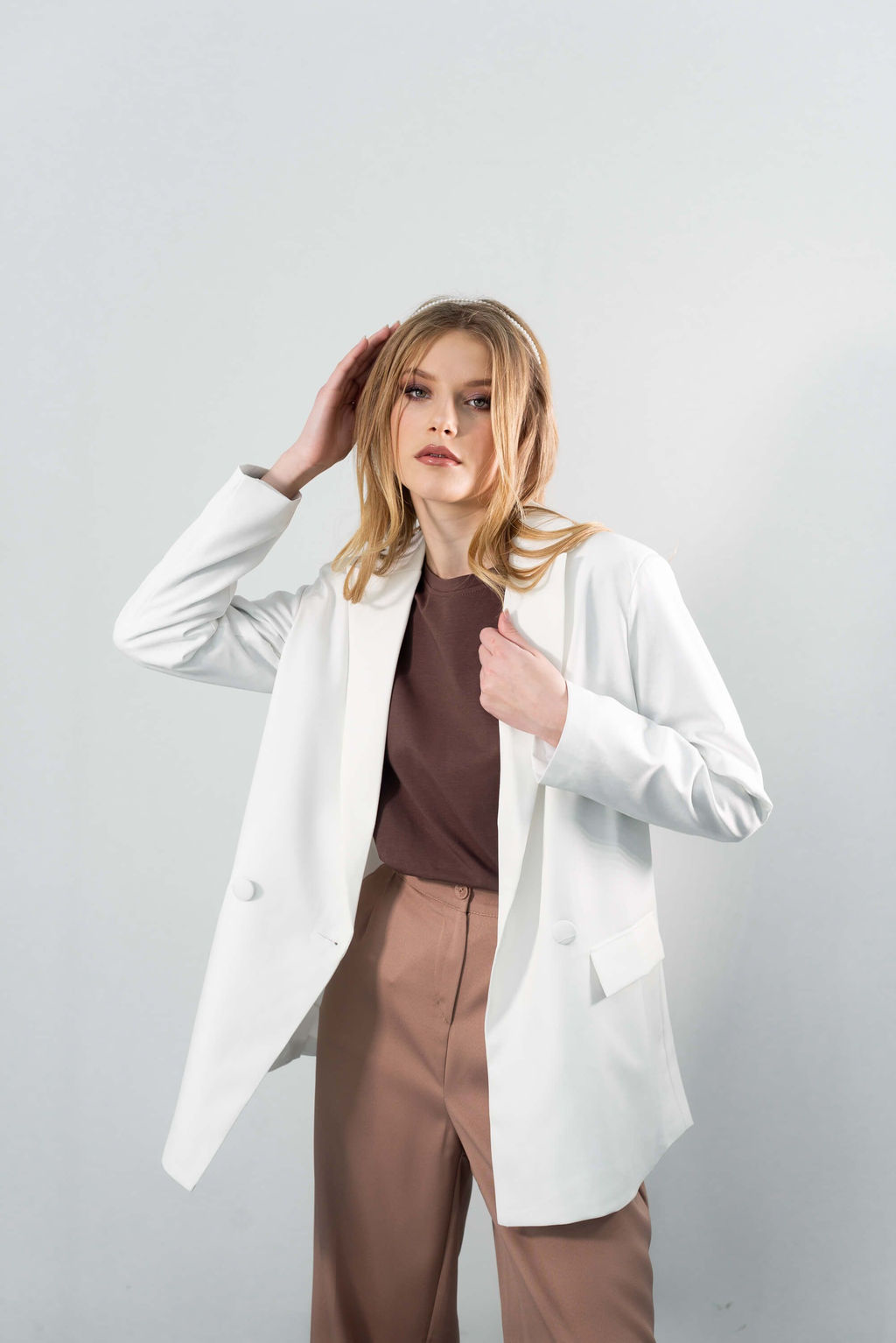 Жакет Аллиум (белый) - Nadi bordo фото 3