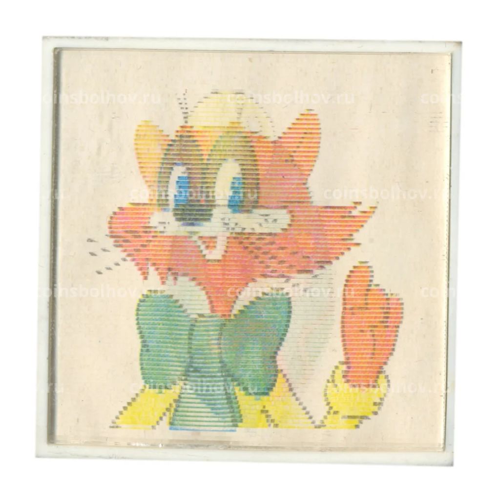 Значок Мультфильм Кот Леопольд переливная картинка