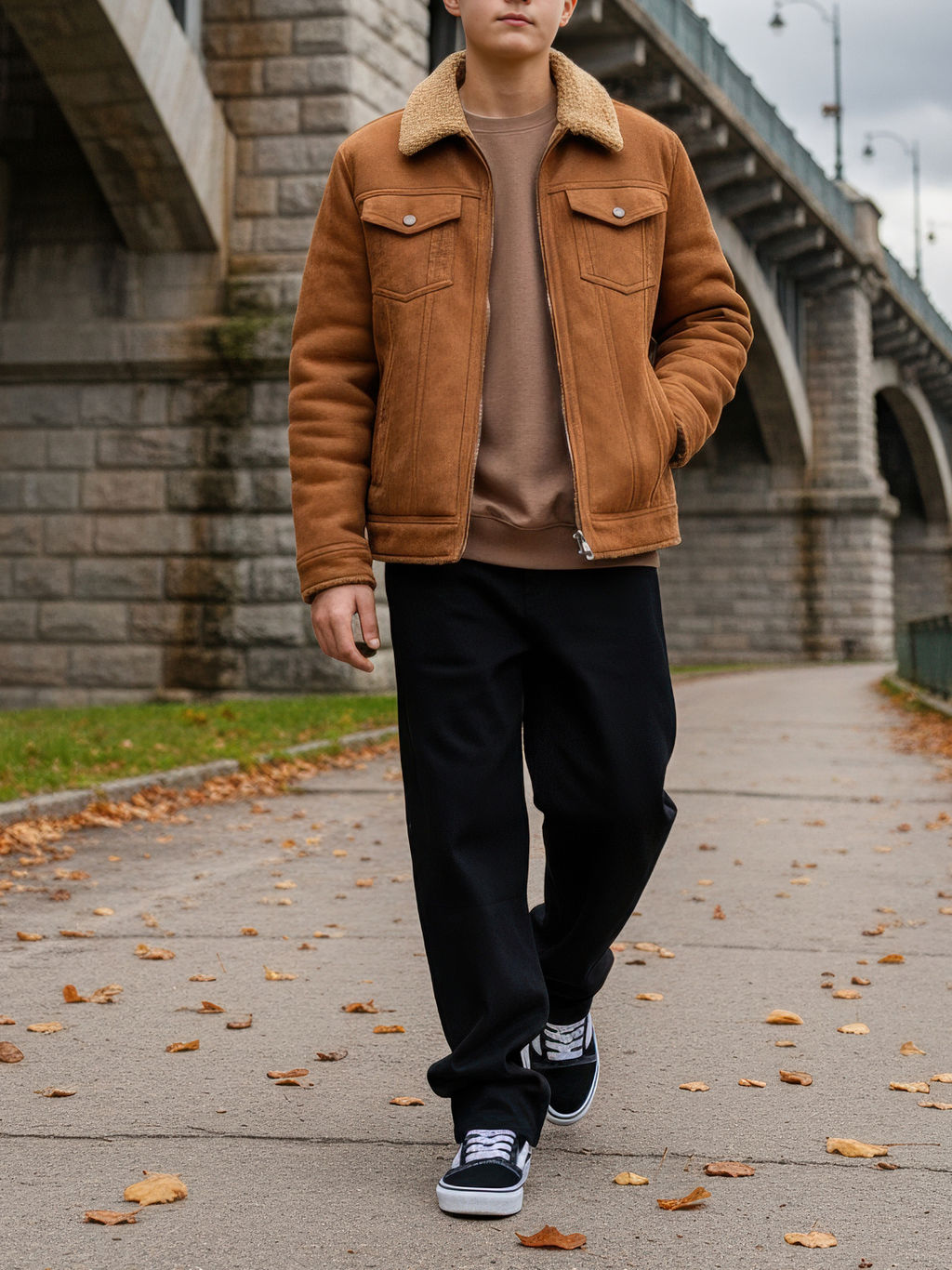 Джинсы-багги утеплённые для мальчиков - Синий мир фото 9