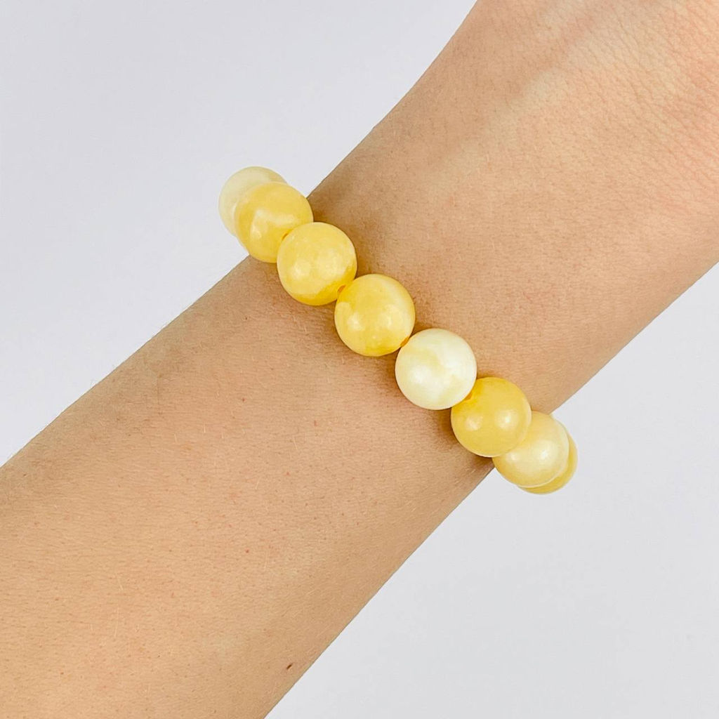 Браслет из желтого Кальцита - Радуга самоцветов фото 2