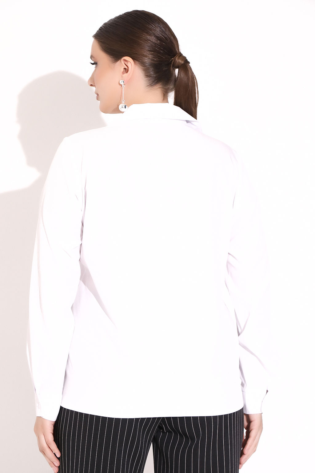 Рубашка базовая (белая) - Эльза фото 6