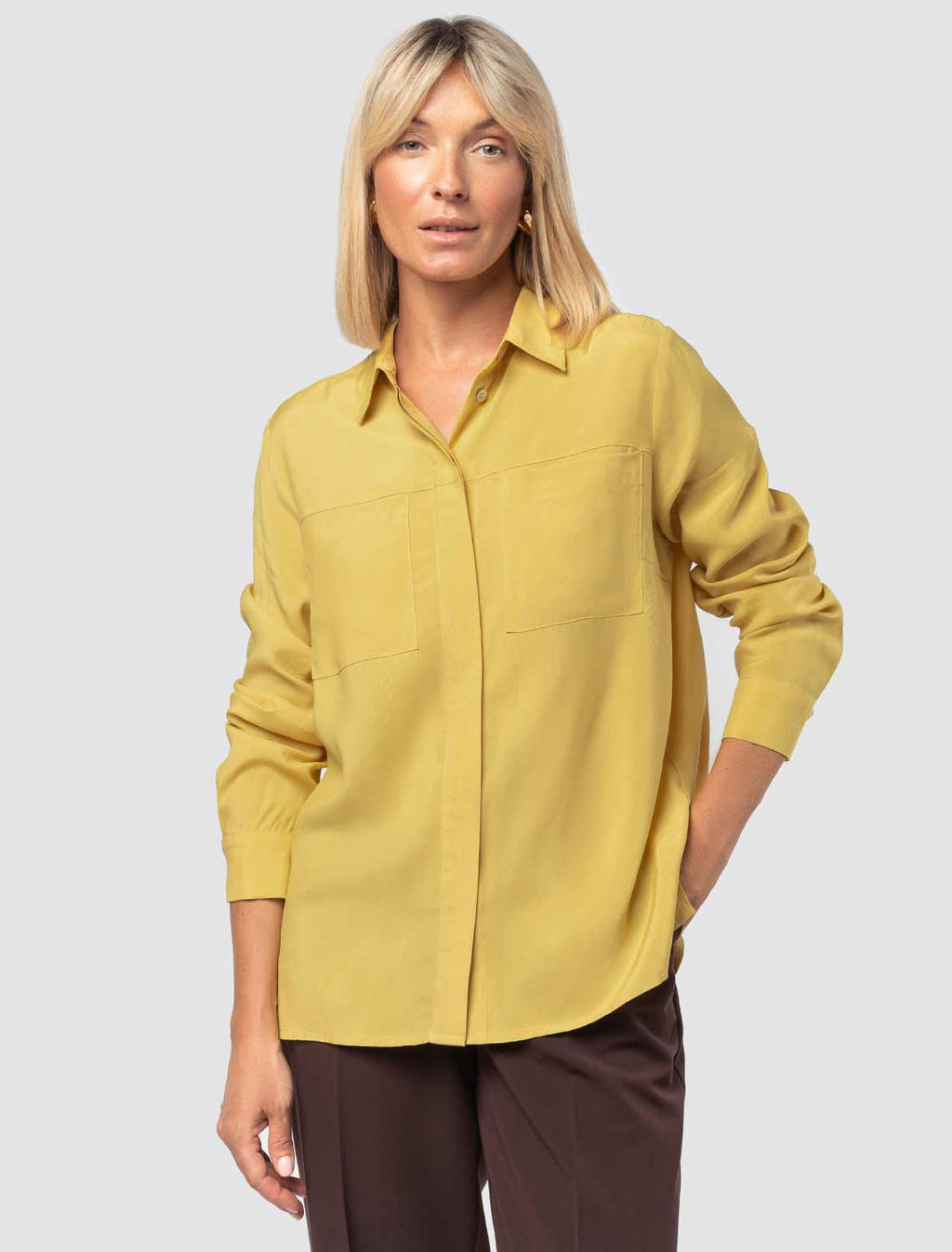 VILATTE / Блузка из вискозы с лиоцеллом  фото 7