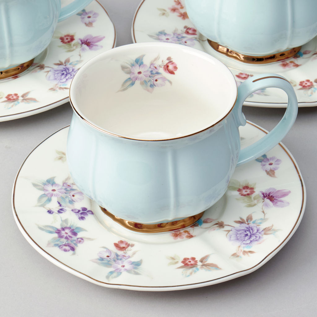 ЧАЙНЫЙ НАБОР LEFARD ВРЕМЕНА ГОДА НА 6 ПЕР. 12 ПР. 250 МЛ ГОЛУБОЙ  фото 7