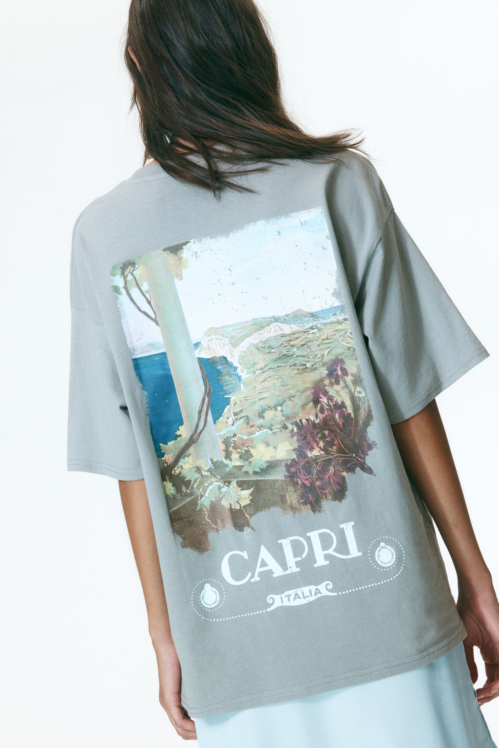 Camiseta oversize con motivo estampado - H&m фото 11