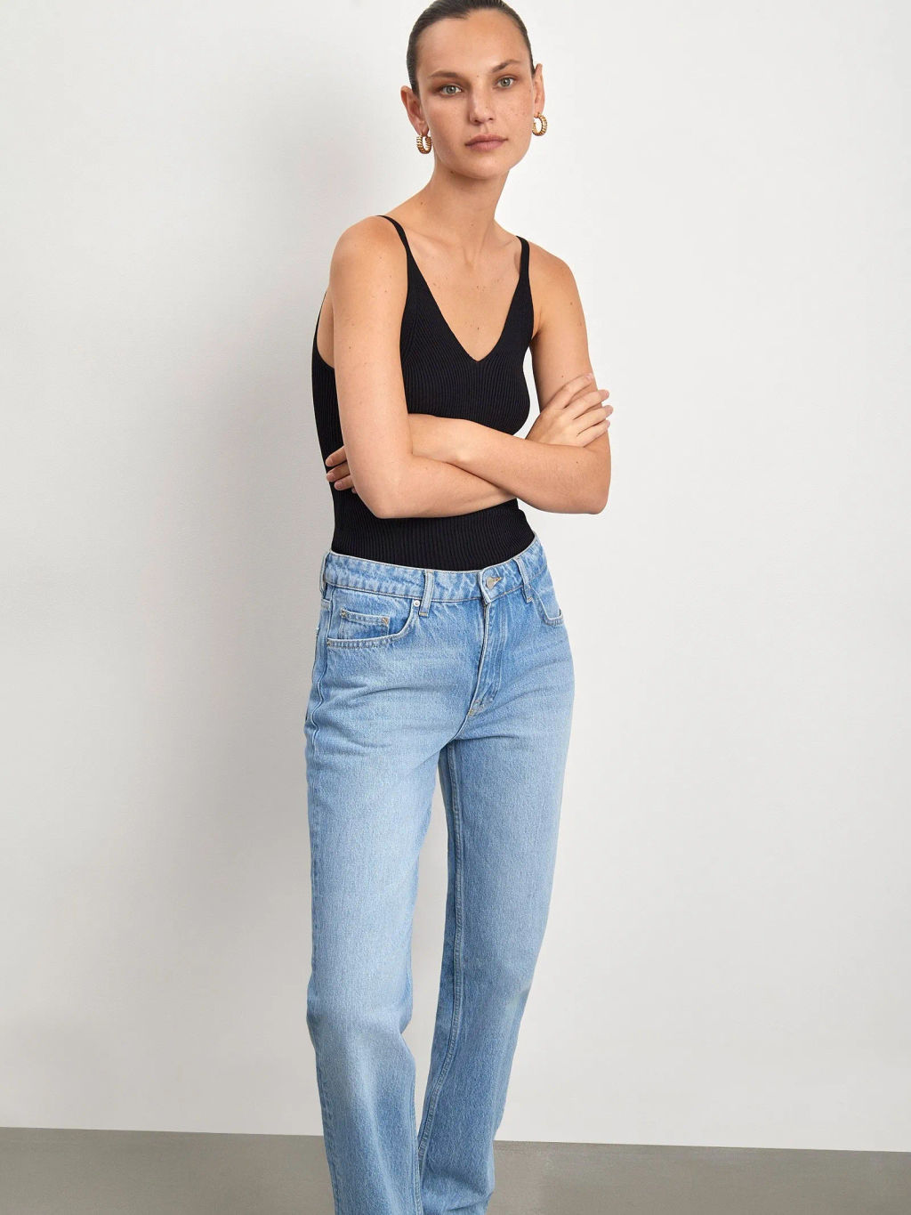 ЕМКА / Прямые джинсы из 100% хлопка - Emka фото 2