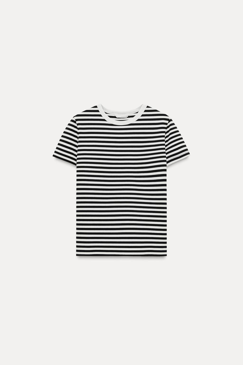 SHORT SLEEVE INTERLOCK T-SHIRT - Zara фото 16