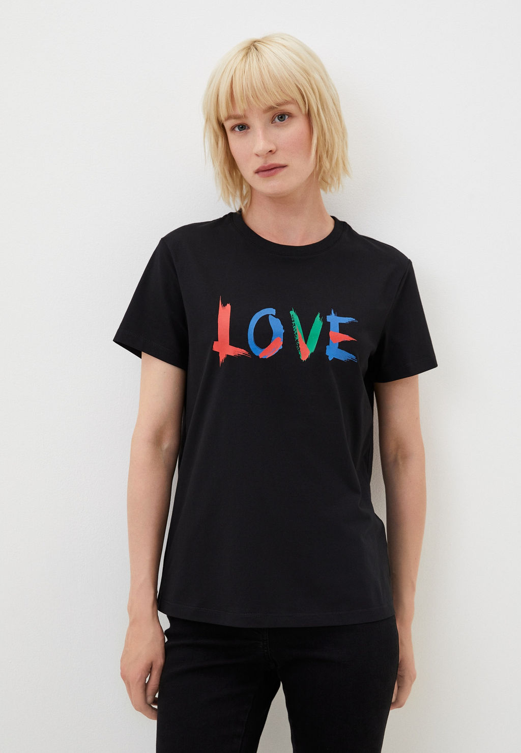 Футболка женская 12411-42025 black - Eleganzza фото 5