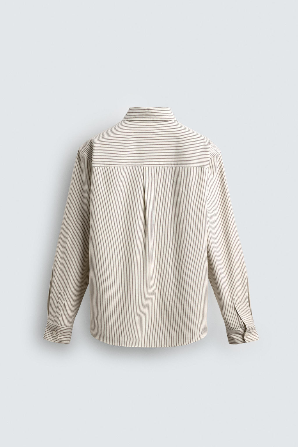 STRIPED TEXTURED OXFORD SHIRT - Zara фото 8