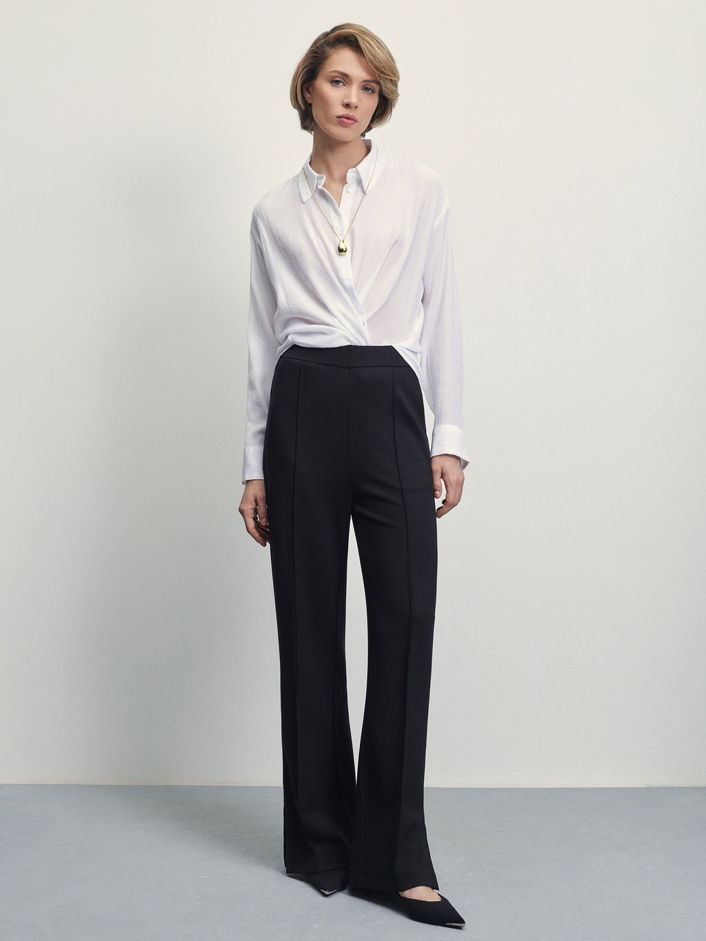 Рубашка из вискозы / Zarina  фото 2