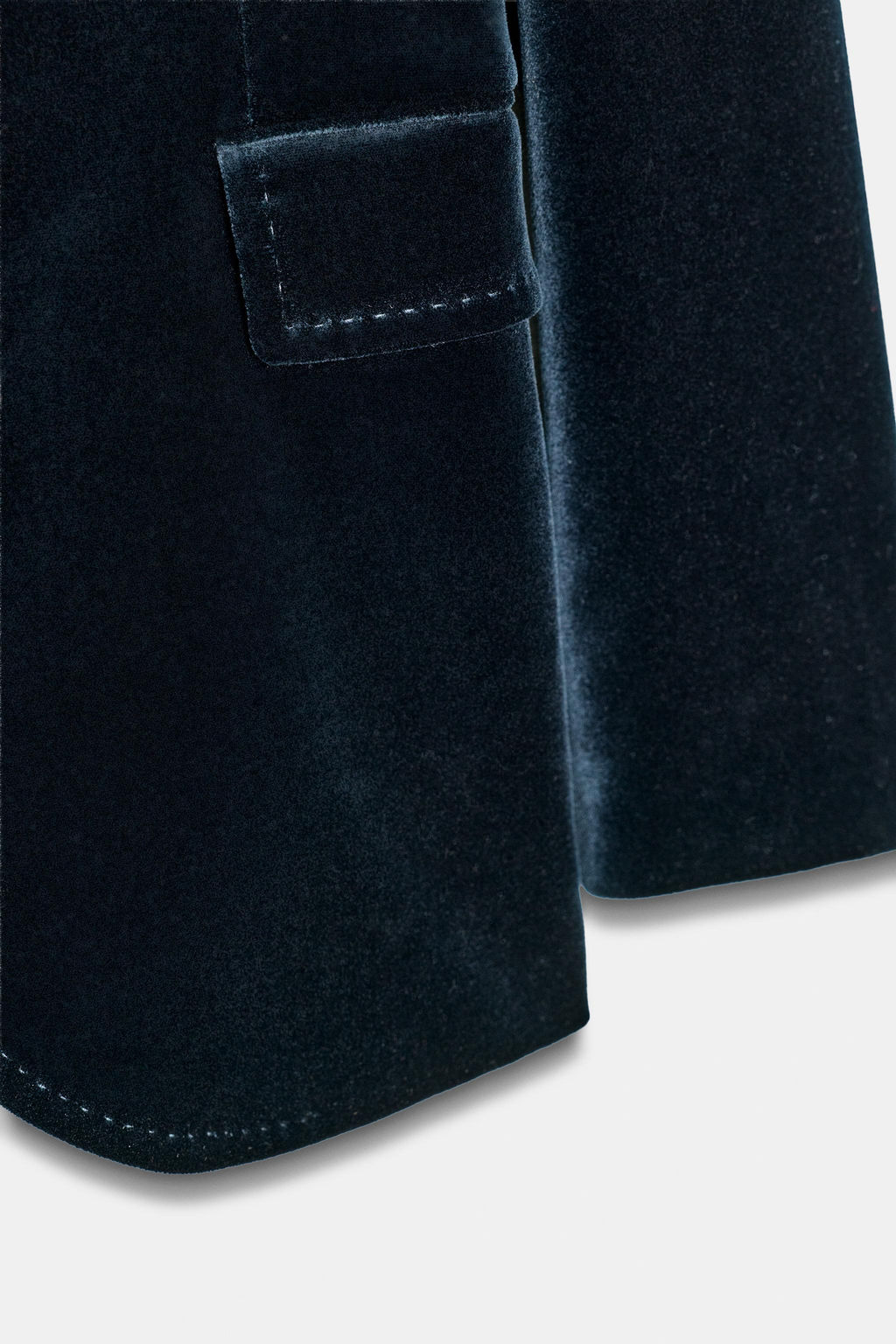 ZW COLLECTION VELVET BLAZER - Zara фото 8