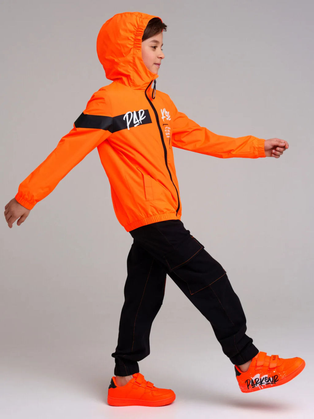 12411063 Куртка текстильная с полиуретановым покрытием для мальчиков (ветровка) - Playtoday фото 4