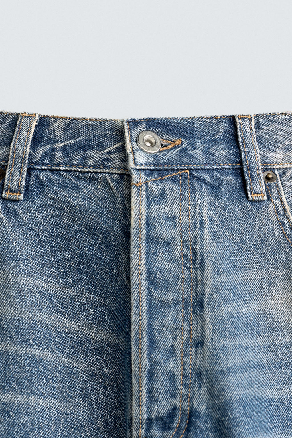 BERMUDA DENIM BAGGY FIT / Carb?n - Zara фото 9