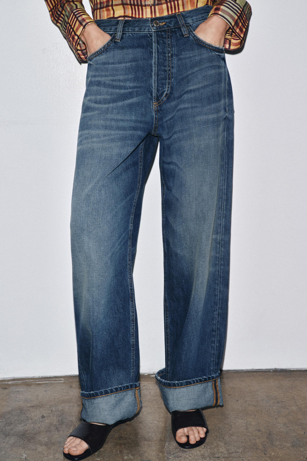 ZW COLLECTION BAGGY LOW-RISE JEANS - Zara фото 2