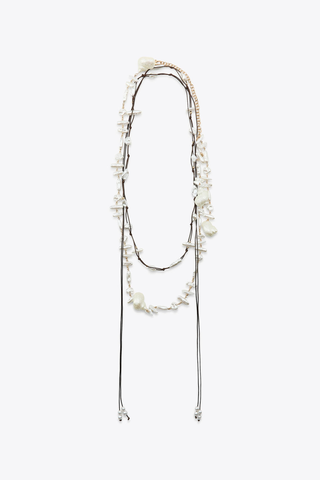 2-PACK BELT WITH FAUX PEARLS AND SHELLS - Zara фото 2