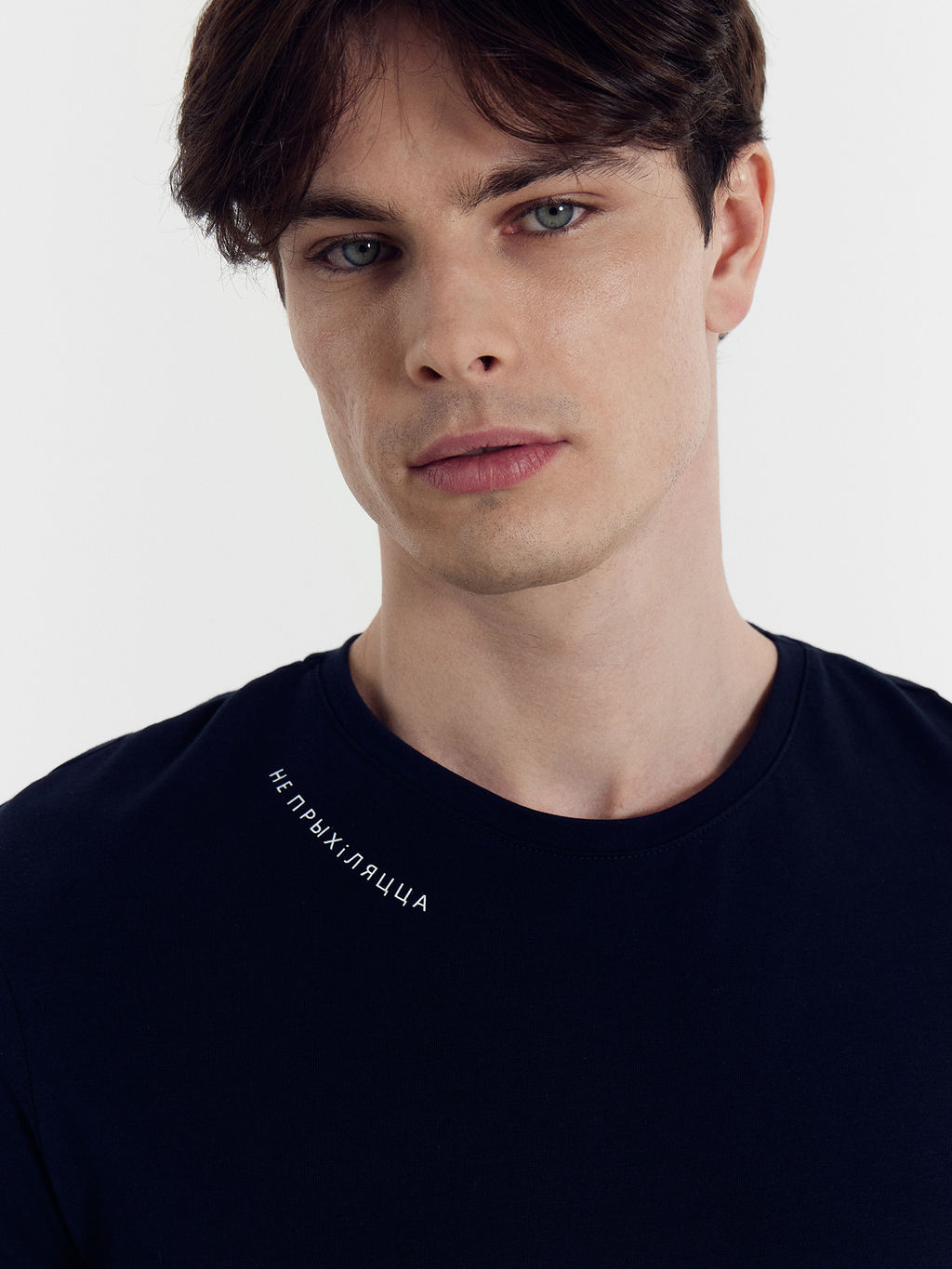 Футболка мужская темно-синяя с печатью т.синий +печать 111774 - Mark formelle фото 7