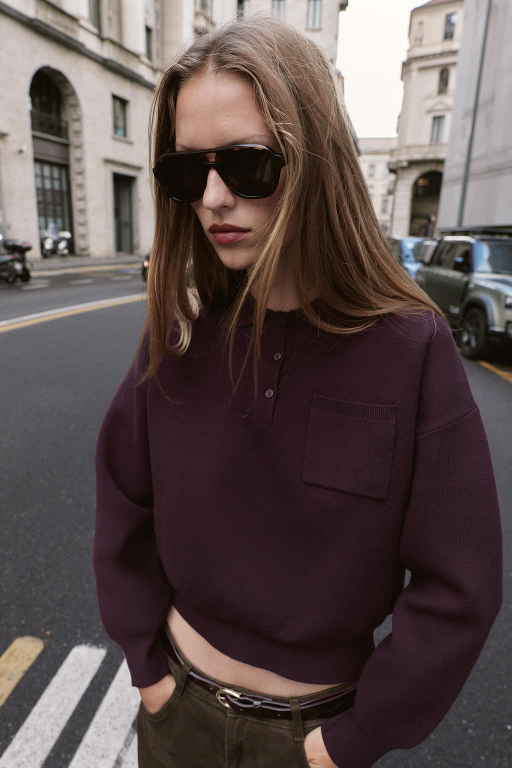 POLO NECK SWEATER WITH POCKET - Zara фото 4