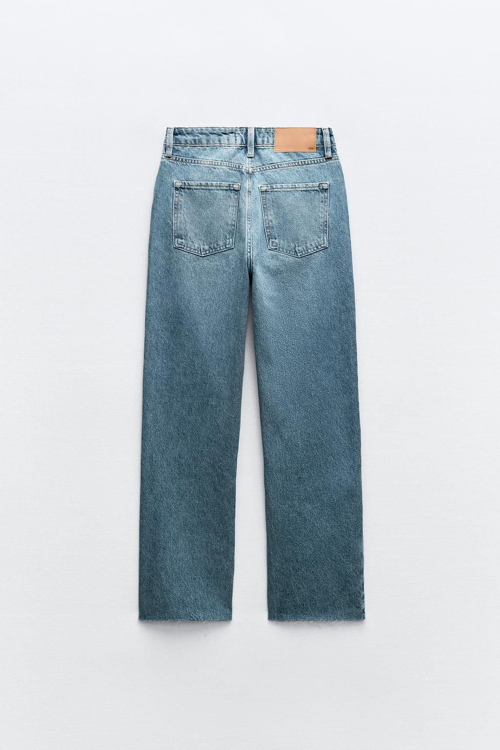 Z1975 STRAIGHT HIGH-WAIST ANKLE-LENGTH JEANS - Zara фото 7