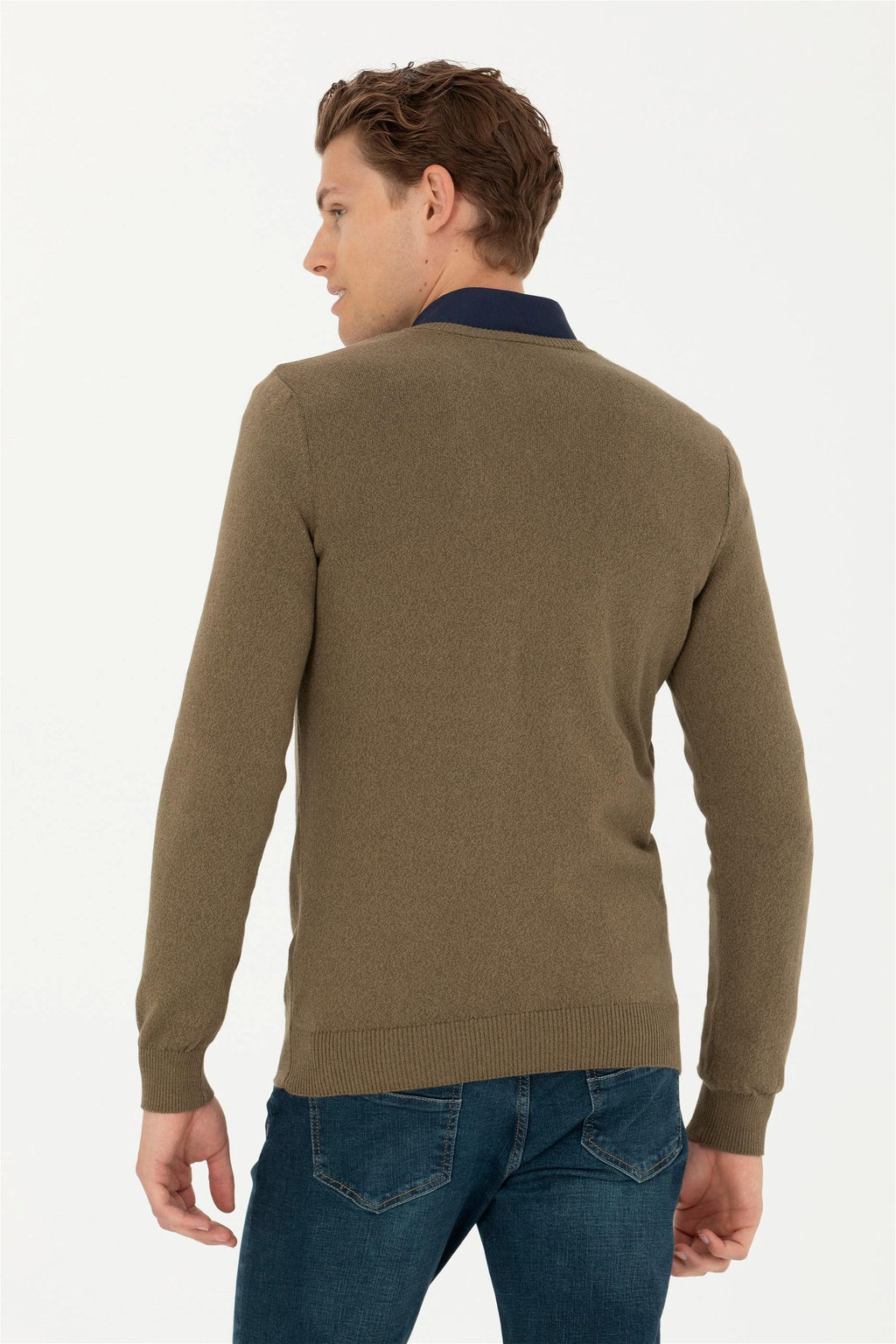 Мужской свитер цвета хаки - U.s. polo assn фото 12