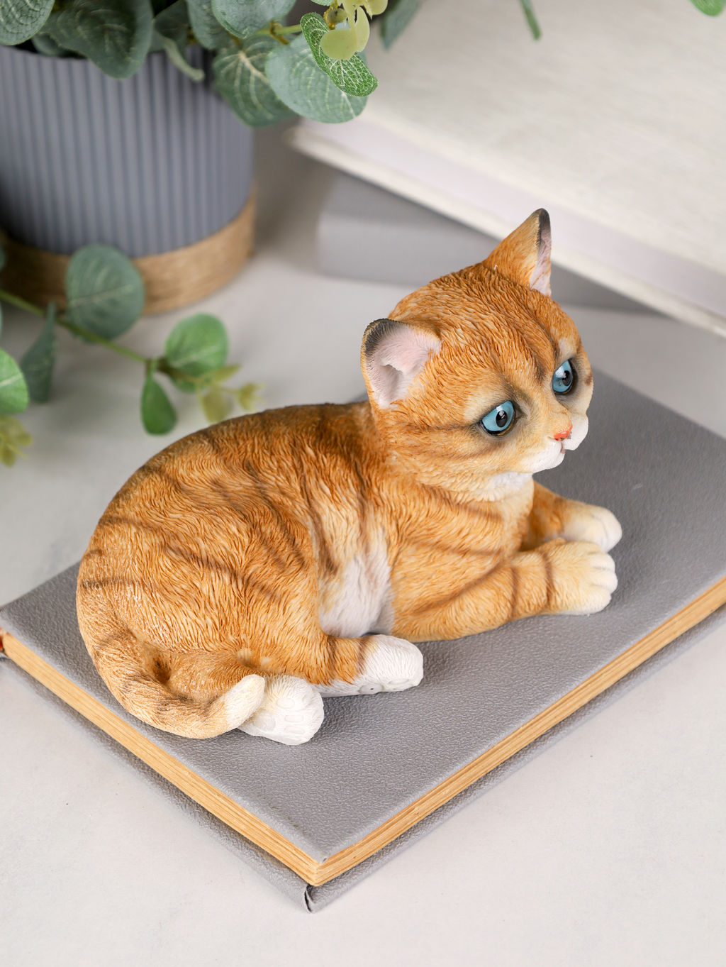 Фигурка Кошка 11 см рыжая / YX33105A /уп 24/ - Галеонтрейд фото 5