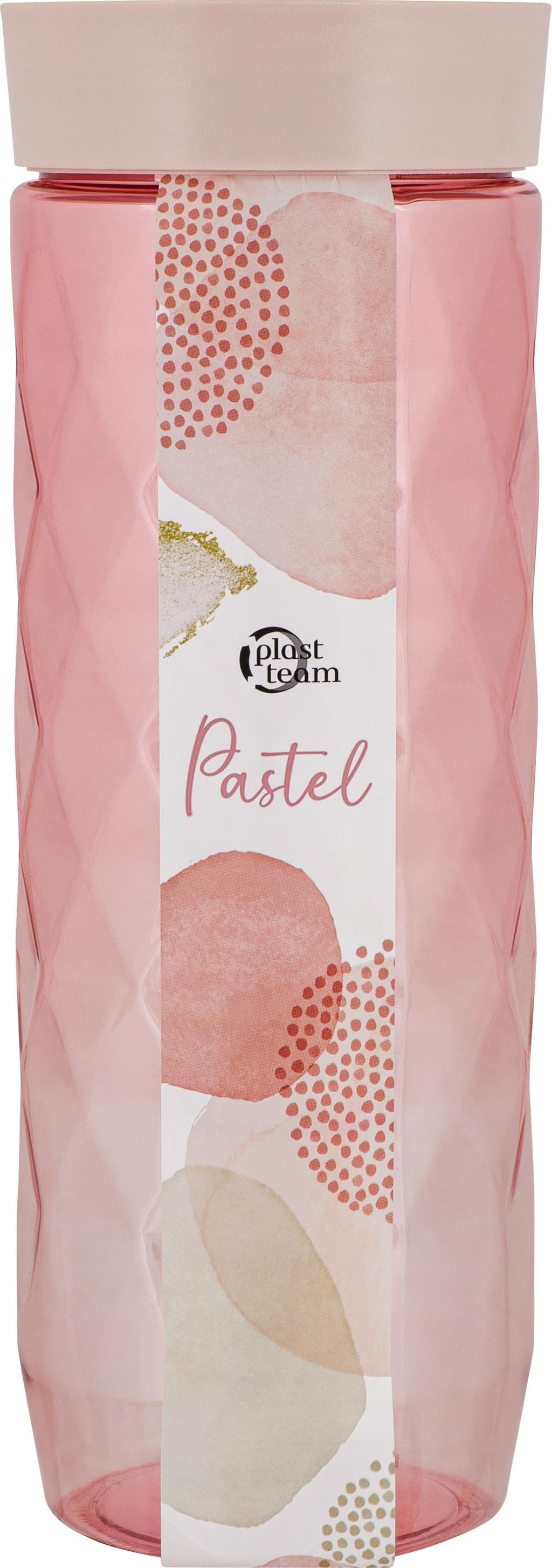 Банка для сыпучих продуктов Plast Team Pastel 1,5л персиковая карамель PT170310040