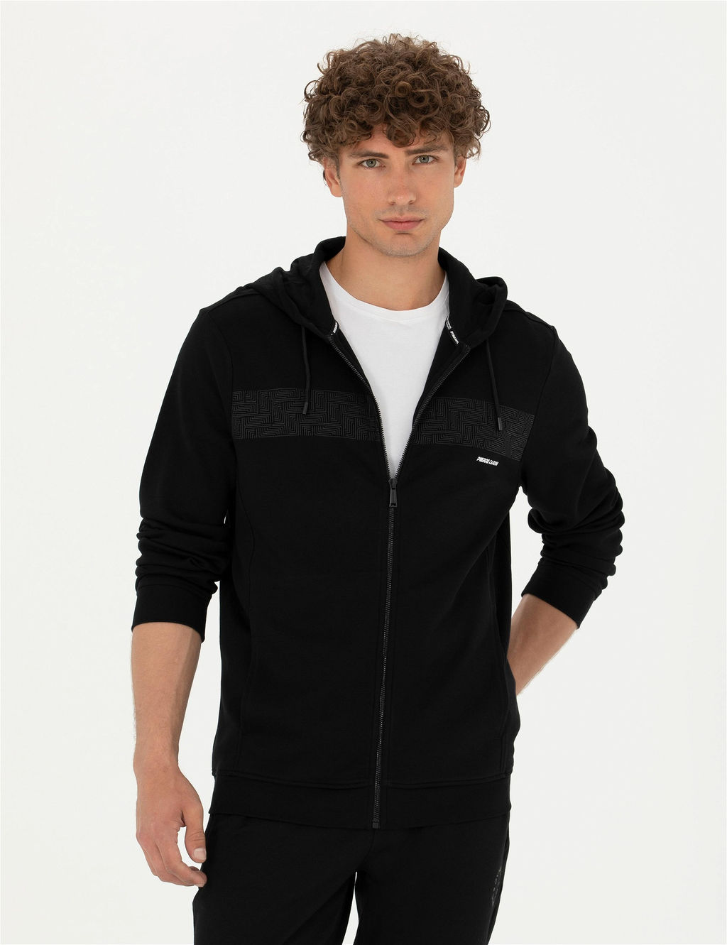 Siyah Regular Fit Kap__onlu H_rka