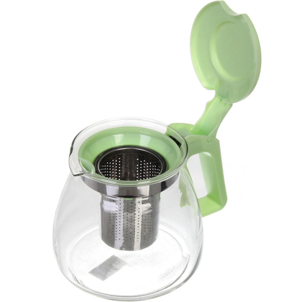 Чайник заварочный стеклянный 900 мл с металлическим ситом Селфи.микс