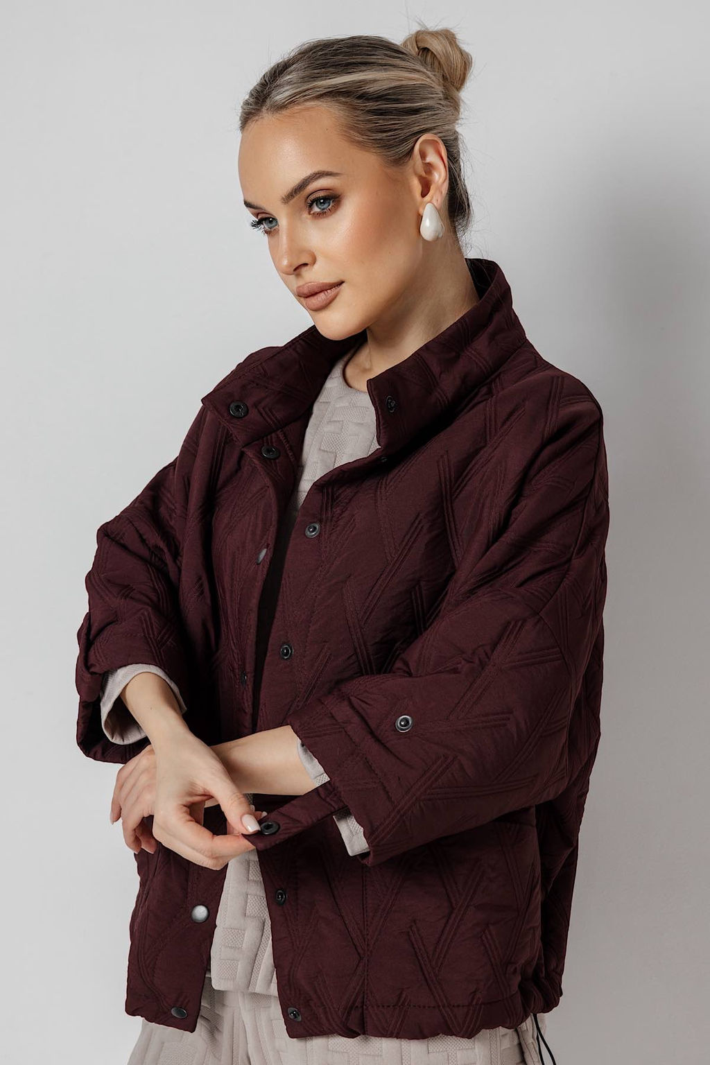 Жакет женский 4486/01/Бордовый